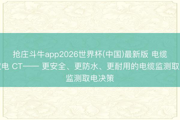 抢庄斗牛app2026世界杯(中国)最新版 电缆感应取电 CT—— 更安全、更防水、更耐用的电缆监测取电决策